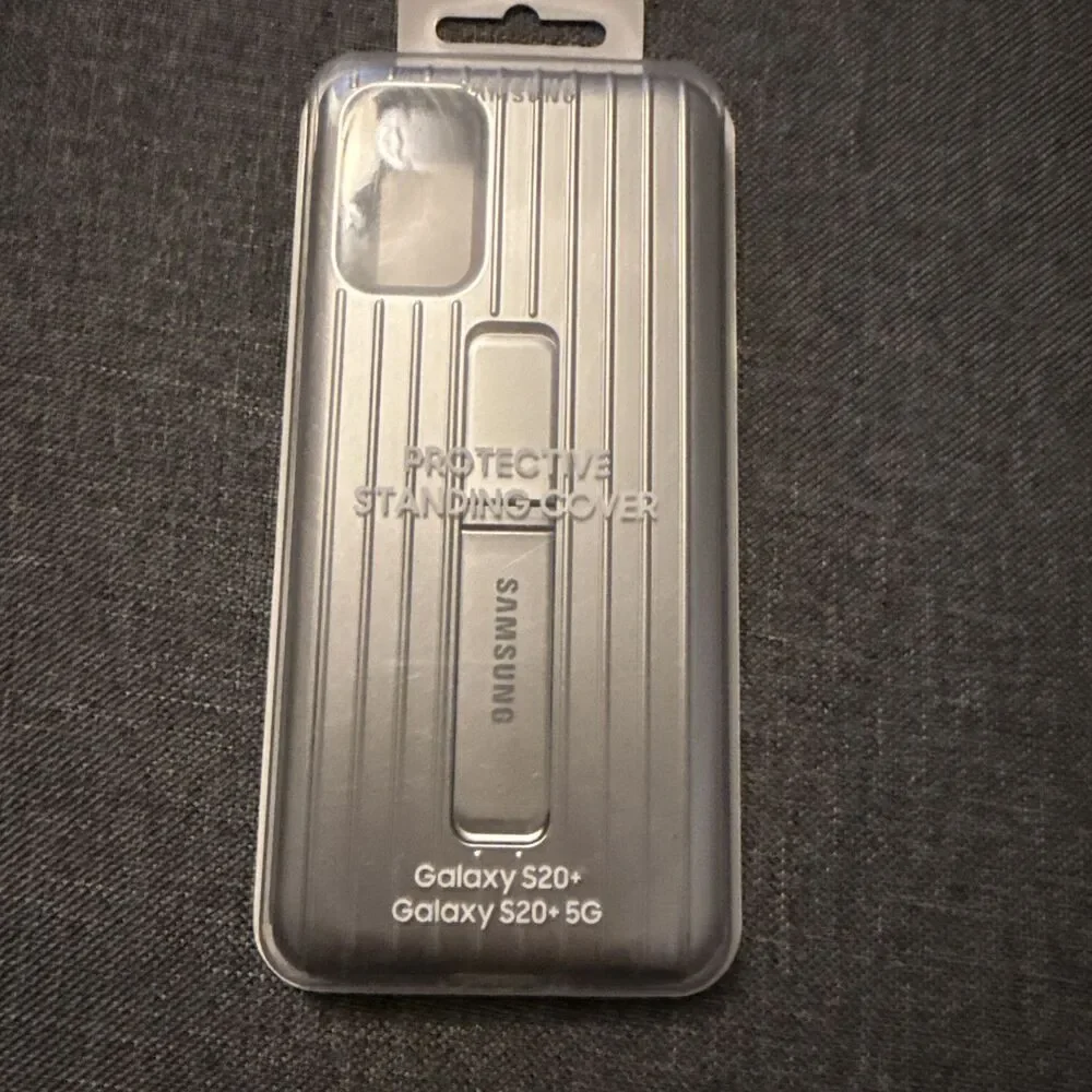 Samsung Original Galaxy S20 5G Protective Standing Cover Phone Case Silver